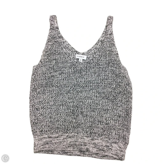 Sweater Short Sleeve By Evereve In Black & White, Size: Xs