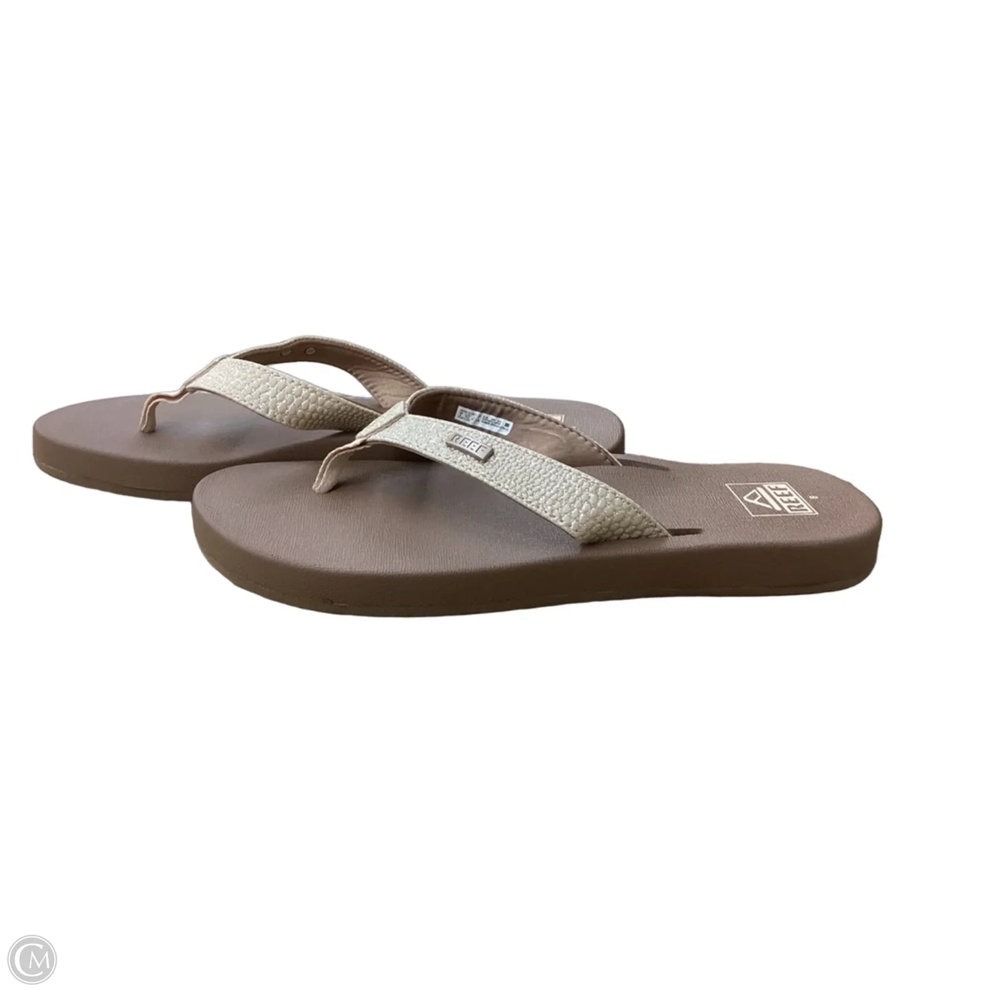 Sandals Flip Flops By Reef In Brown, Size: 8