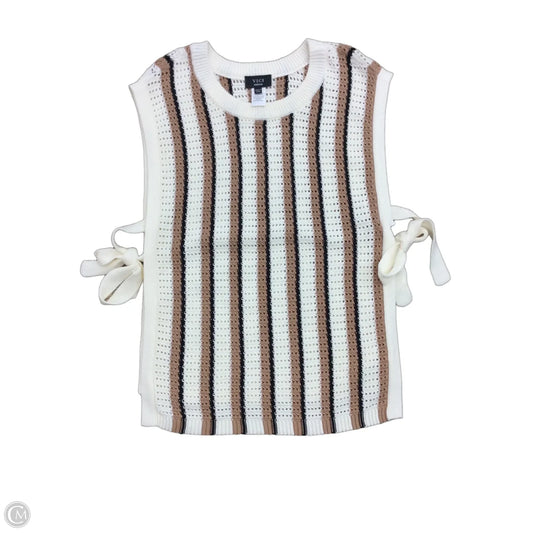 Vest Sweater By Vici In Striped Pattern, Size: M