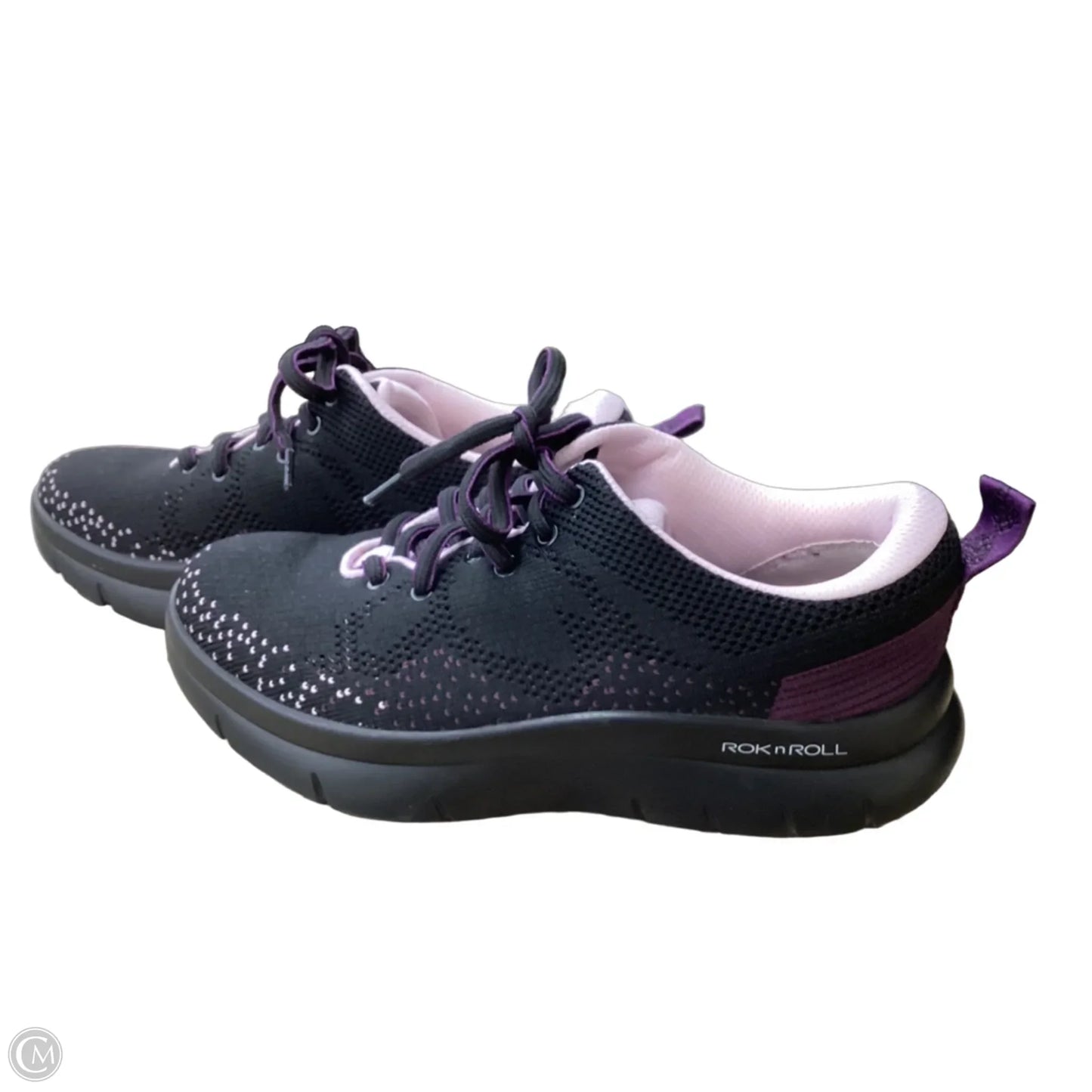 Shoes Athletic By Alegria In Black & Purple, Size: 6