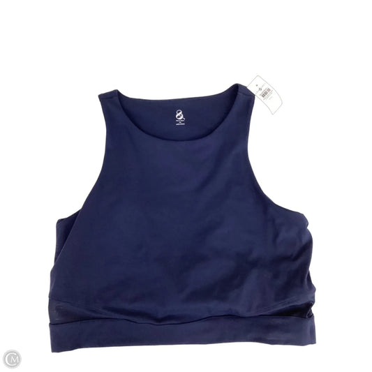 Athletic Bra By Lou And Grey In Navy, Size: Xxl