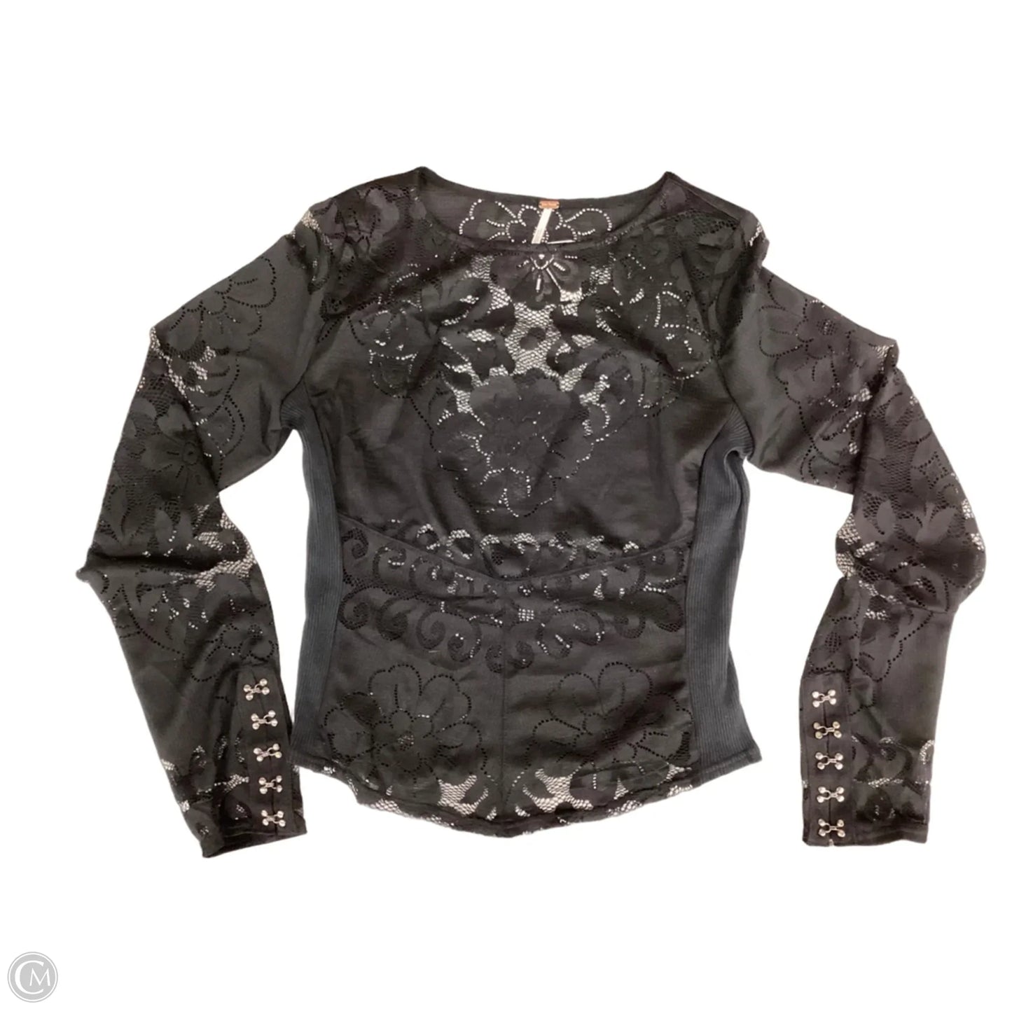 Top Long Sleeve By Free People In Black, Size: Xl