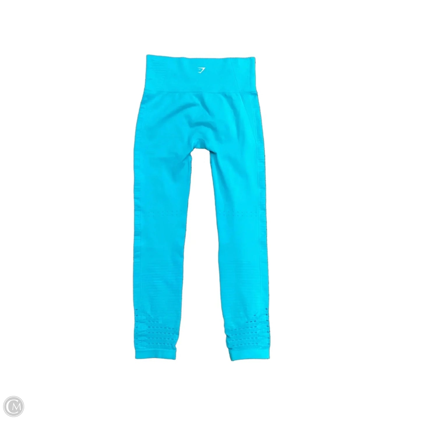 Athletic Leggings By Gym Shark In Green, Size: M
