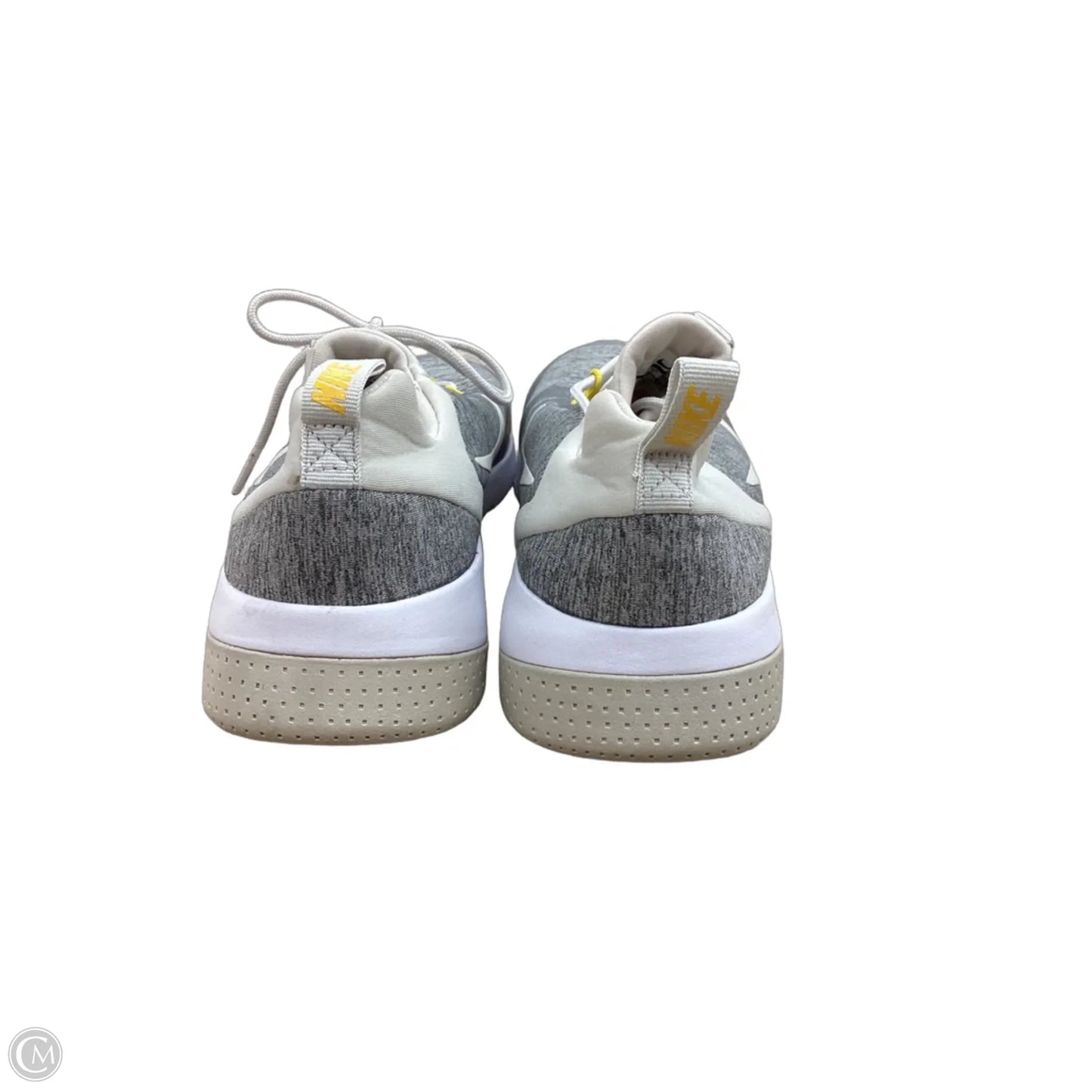 Shoes Athletic By Nike In Cream & Grey, Size: 9.5