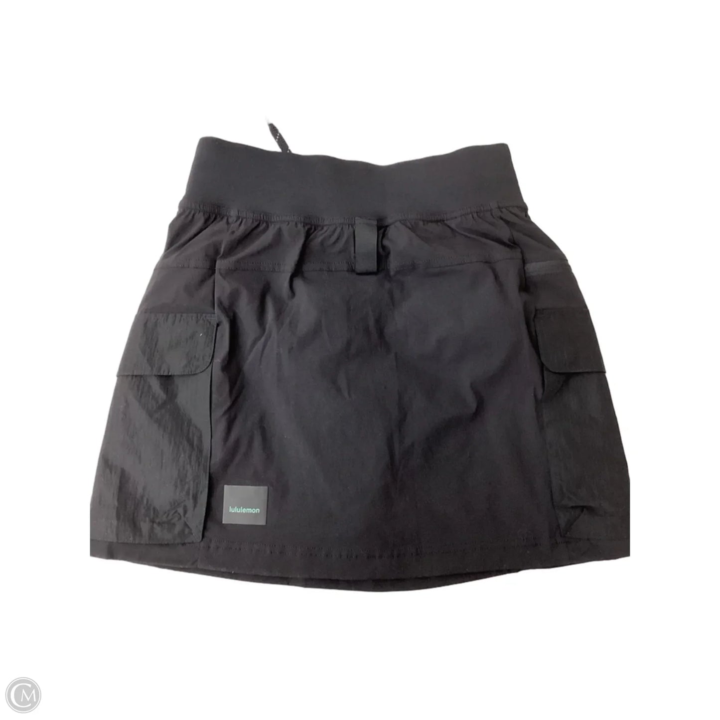 Athletic Skort By Lululemon In Black, Size: 4