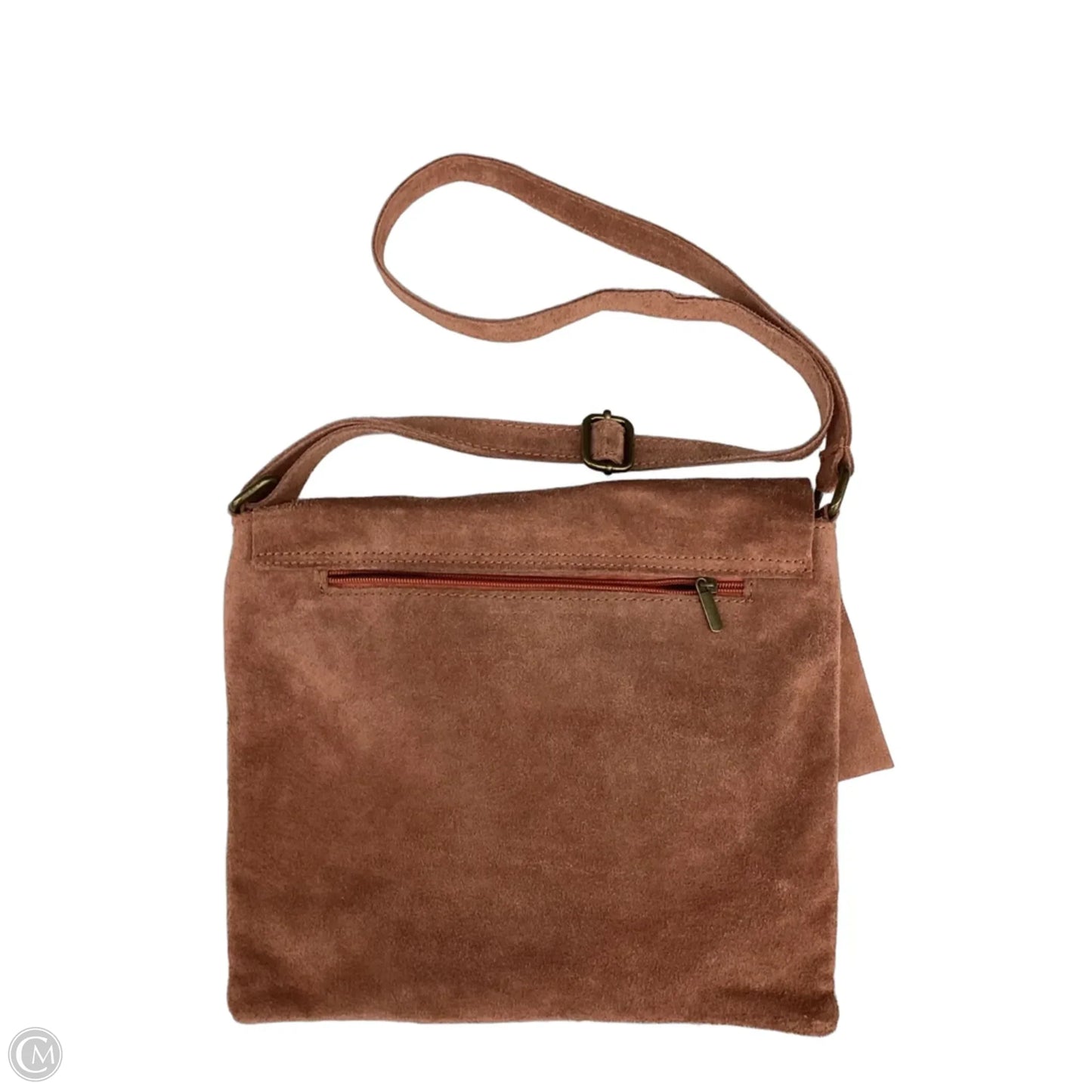 Crossbody Leather By Clothes Mentor, Size: Medium