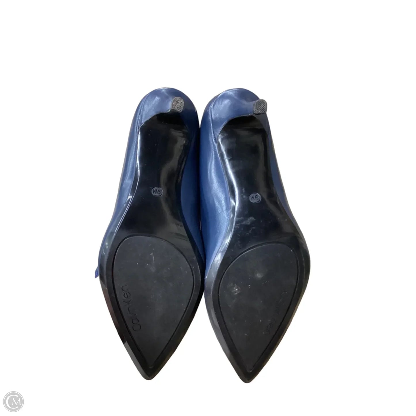 Shoes Heels Stiletto By Calvin Klein In Navy, Size: 9