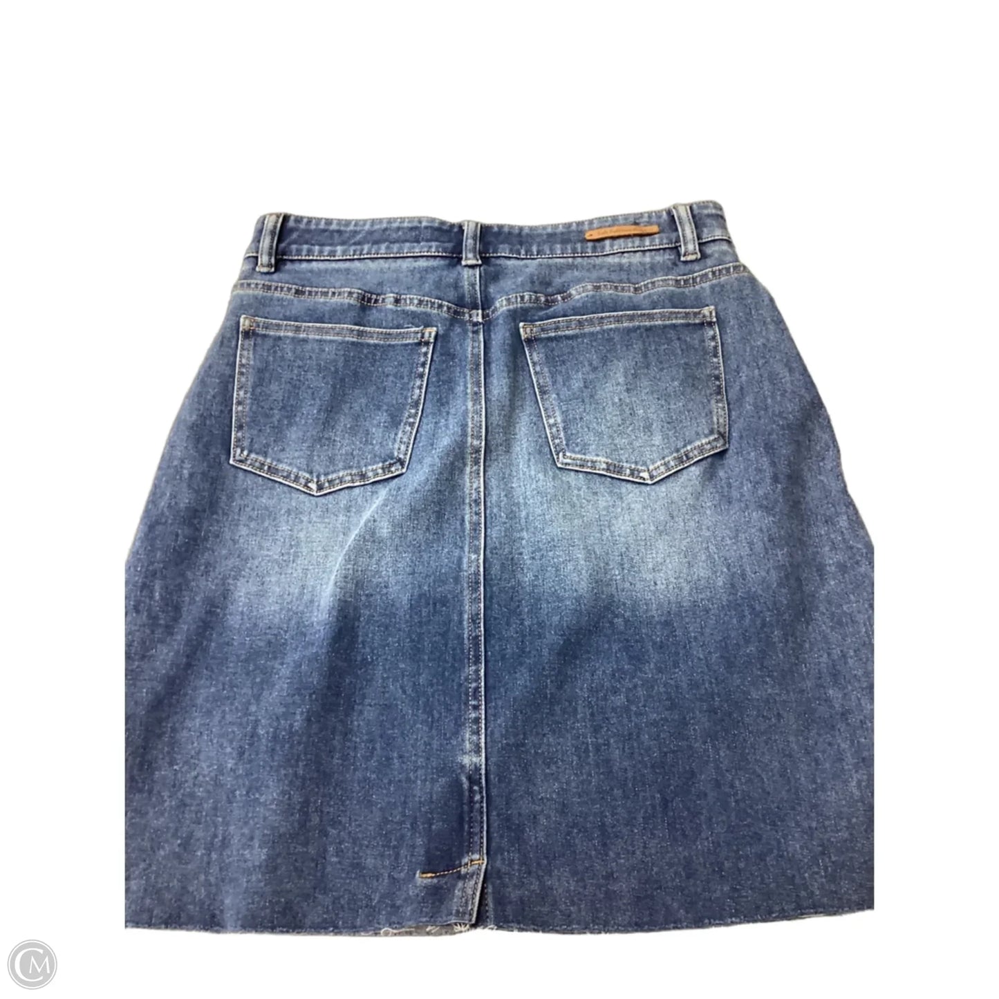 Skirt Mini & Short By Soft Surroundings In Blue Denim, Size: Xs