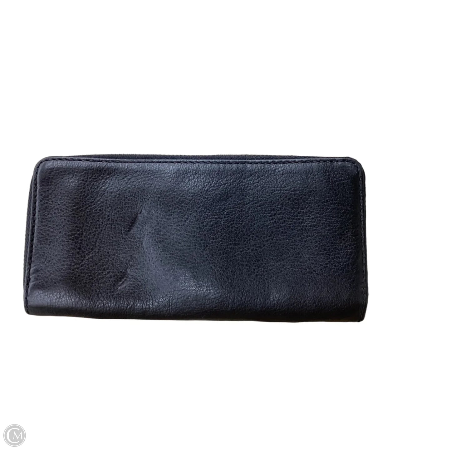 Wallet Leather By Fossil, Size: Medium