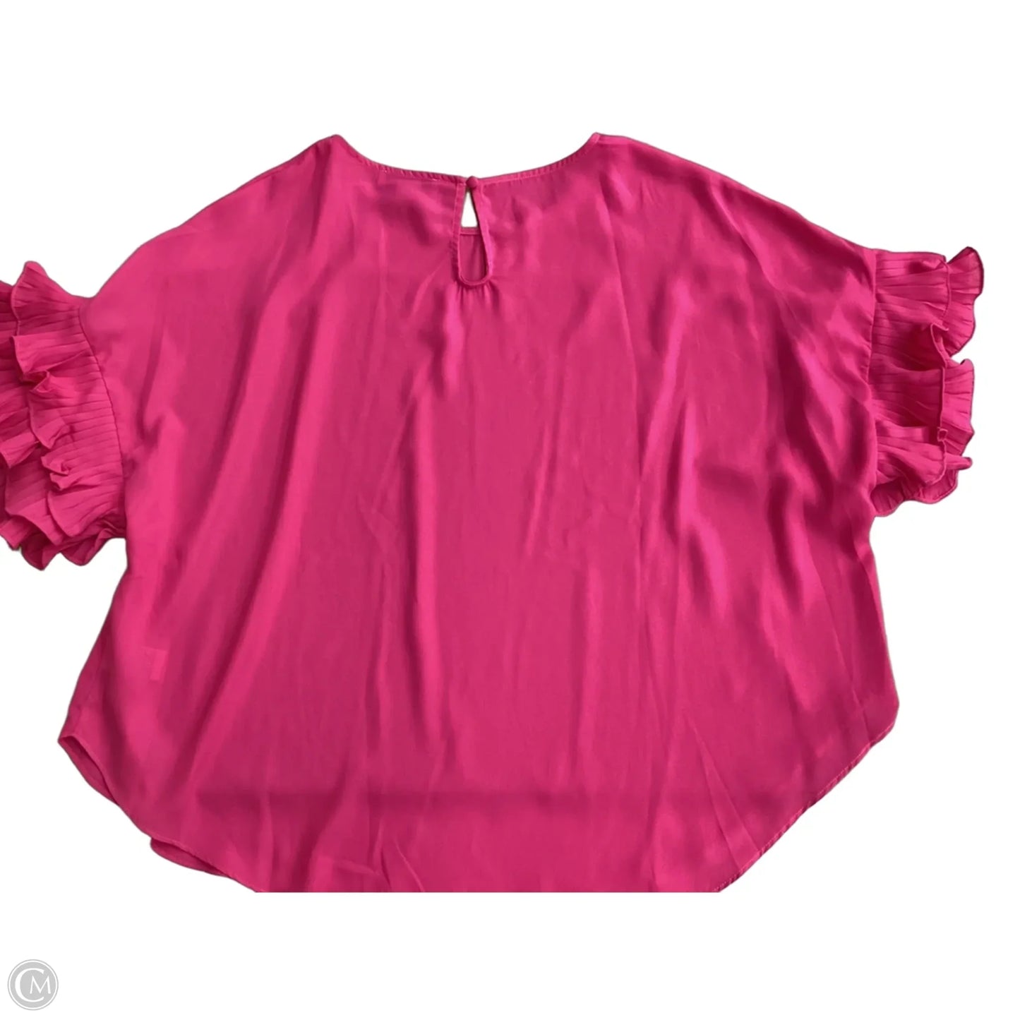 Top Short Sleeve By She + Sky In Pink, Size: 1x