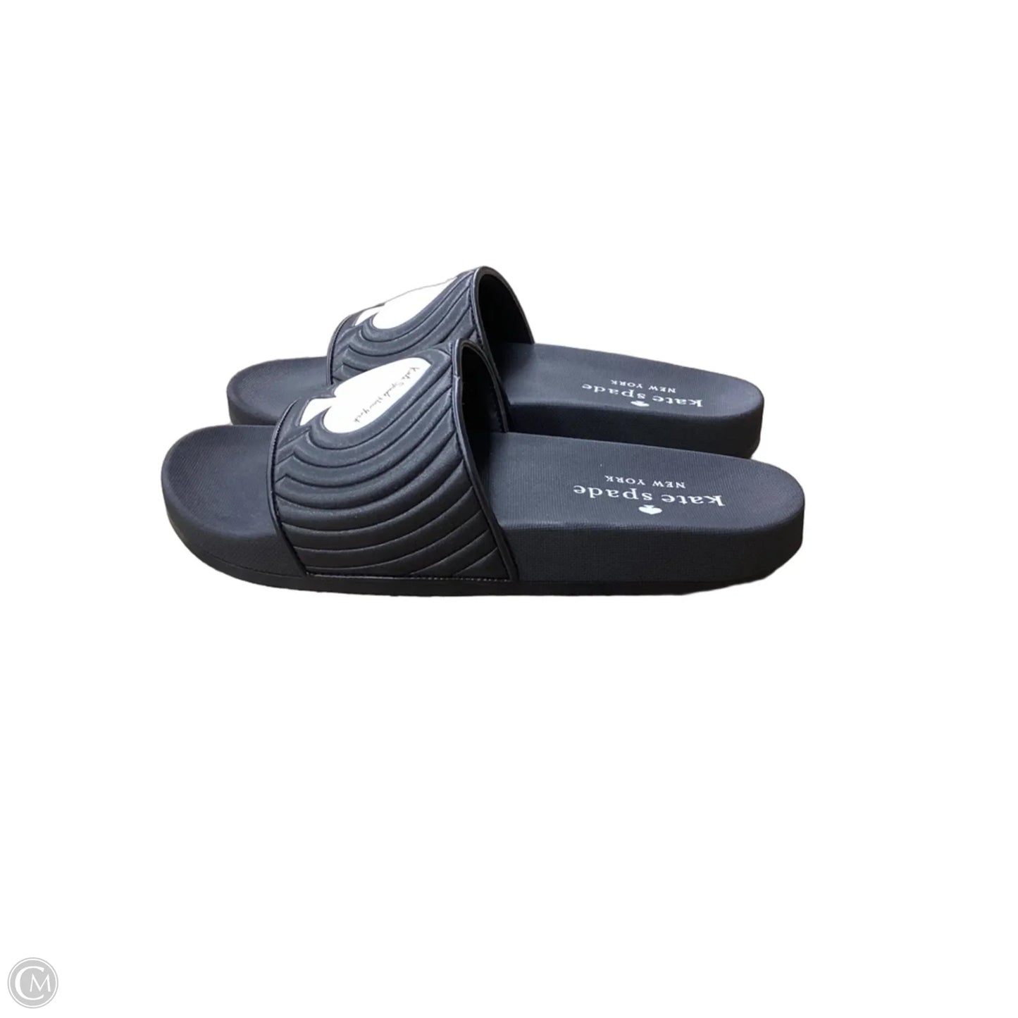 Sandals Designer By Kate Spade In Black, Size: 8