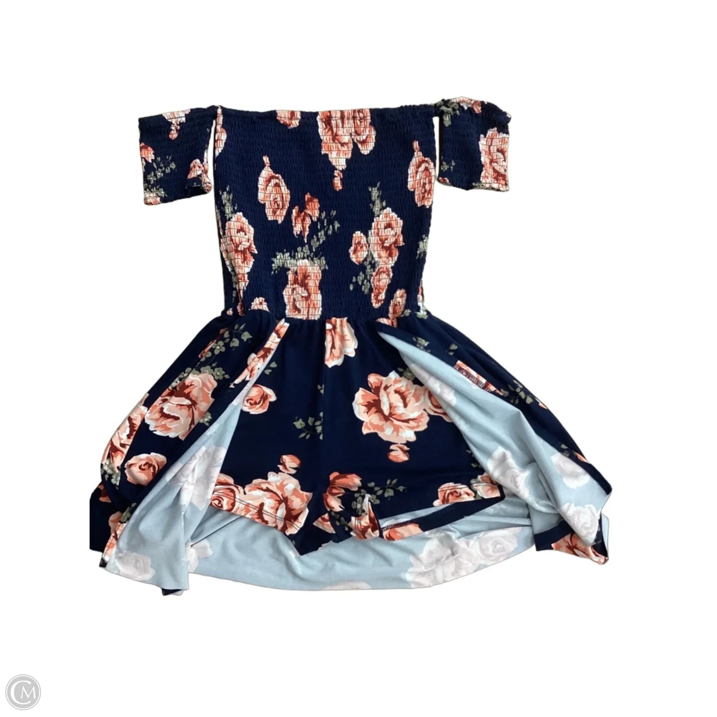 Romper By Clothes Mentor In Floral Print, Size: S