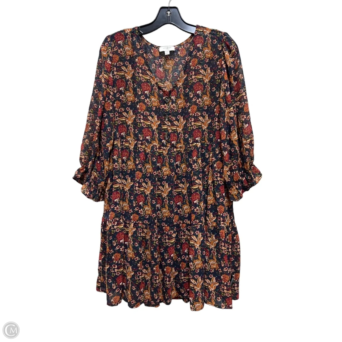 Dress Casual Short By Umgee In Floral Print, Size: M