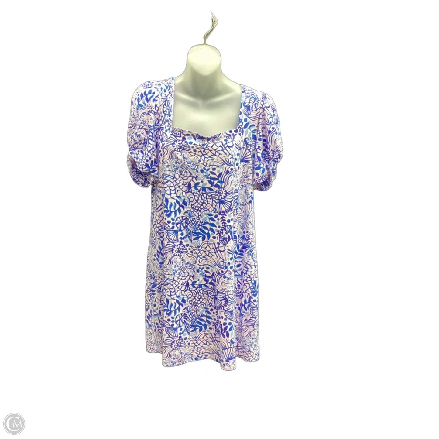 Dress Designer By Lilly Pulitzer In Blue & Pink, Size: Xl