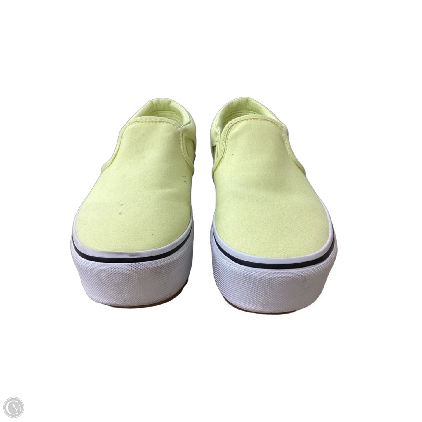 Shoes Sneakers Platform By Vans In Yellow, Size: 8