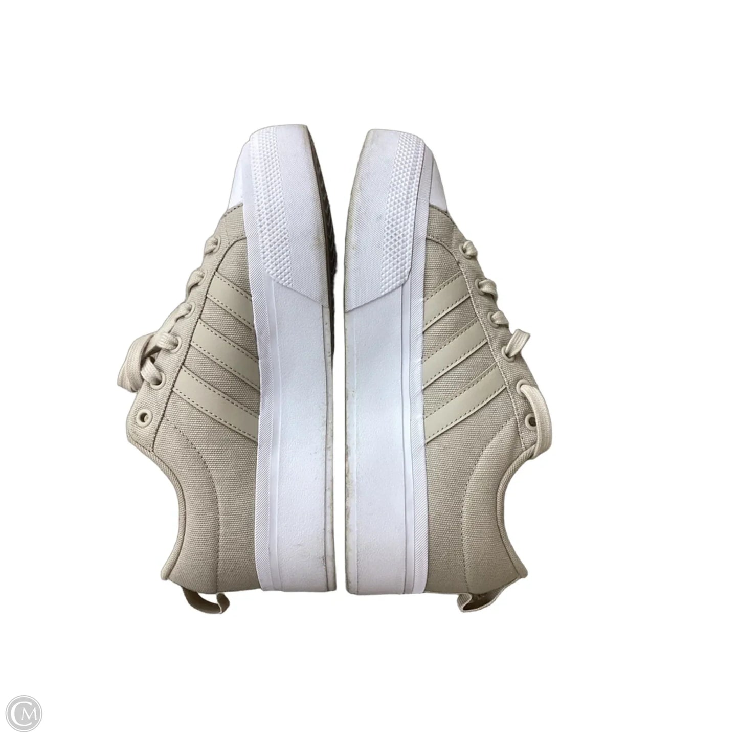 Shoes Sneakers Platform By Adidas In Beige, Size: 8.5