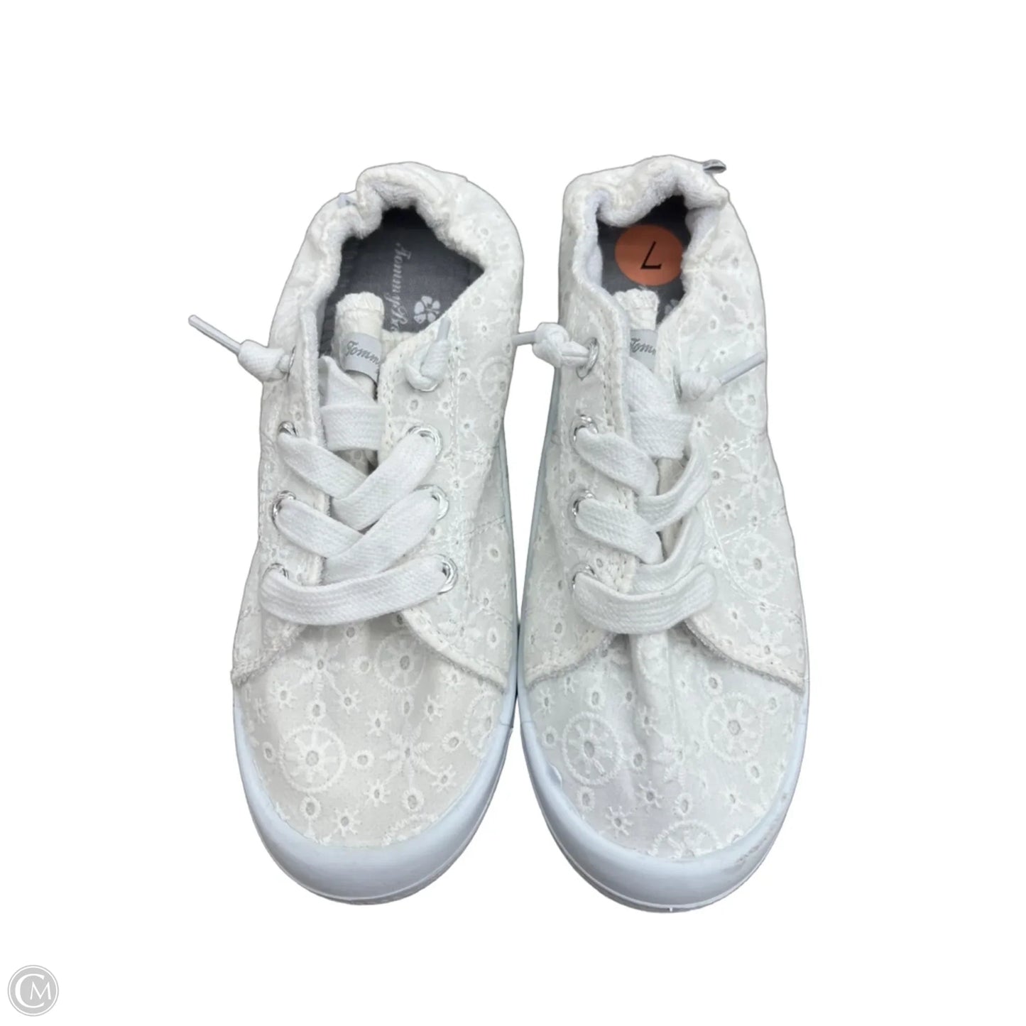 Shoes Sneakers By Tommy Bahama In White, Size: 7