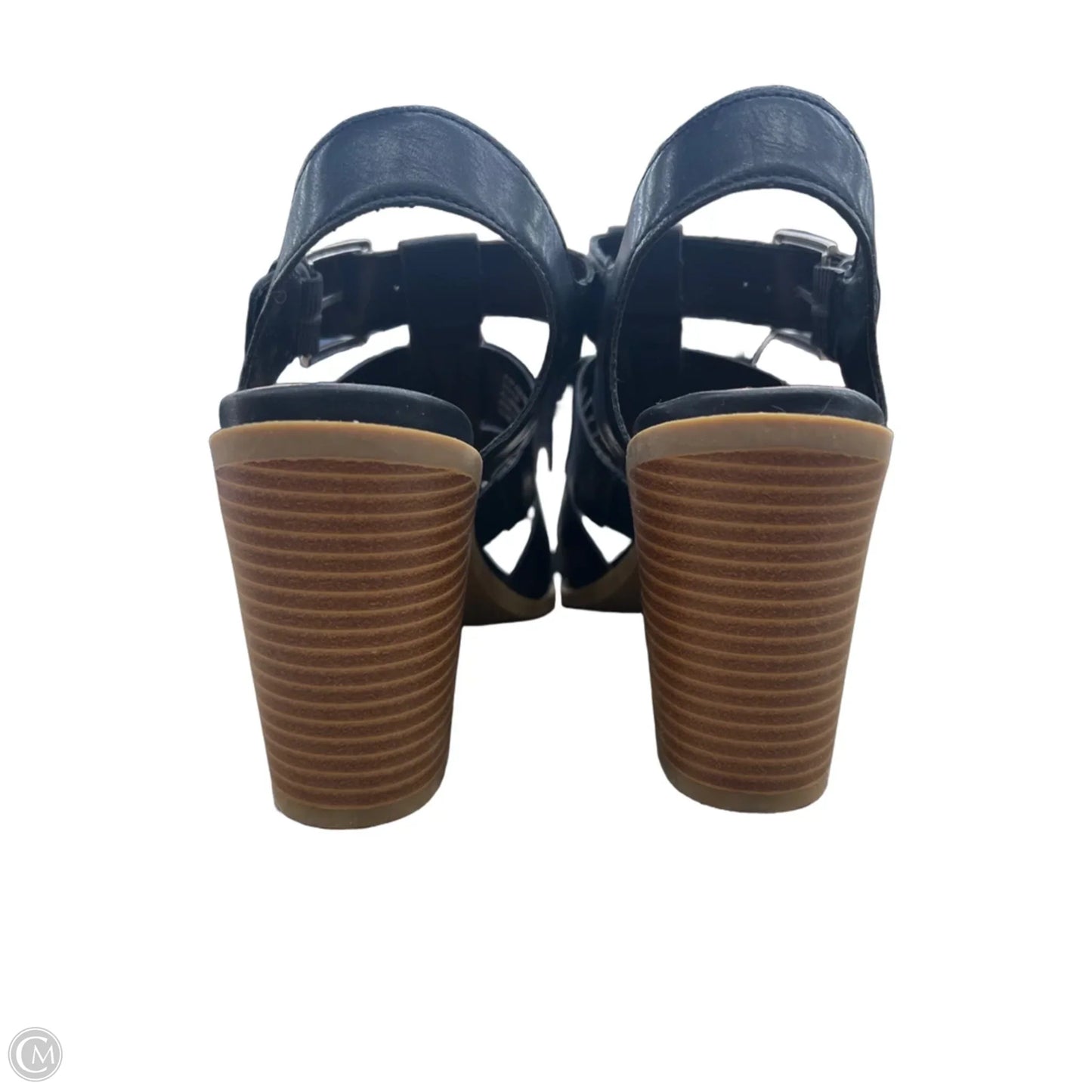 Sandals Heels Platform By Ana In Black, Size: 6.5