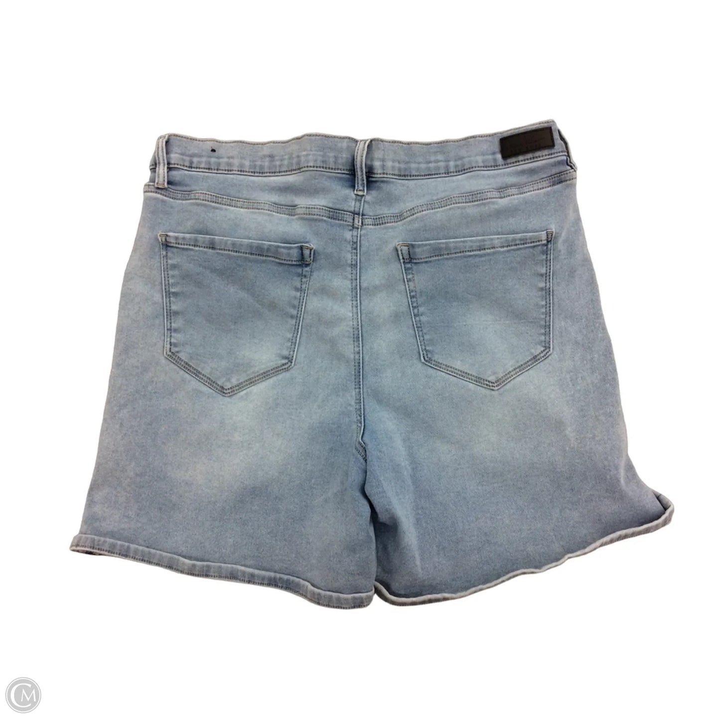 Shorts By Nicole Miller In Blue Denim, Size: 16