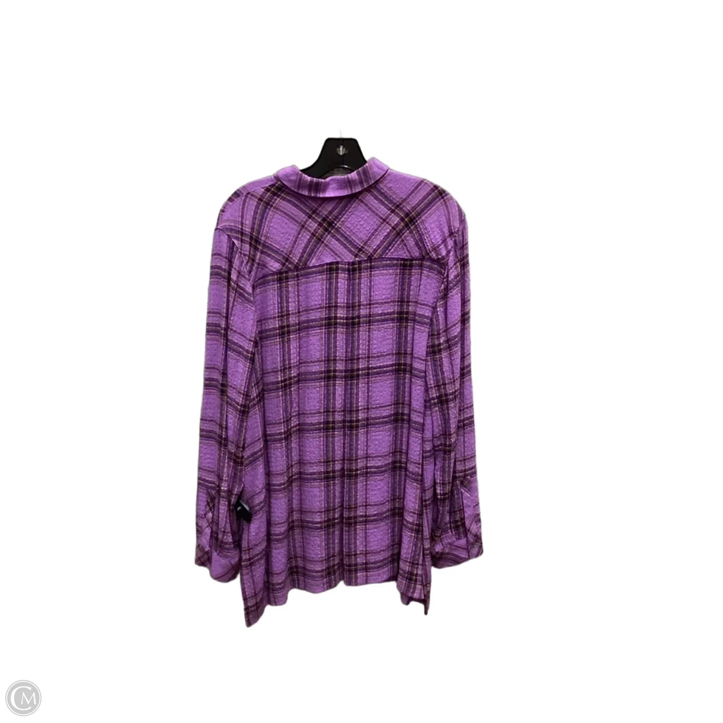 Top Long Sleeve By J. Jill In Purple, Size: L