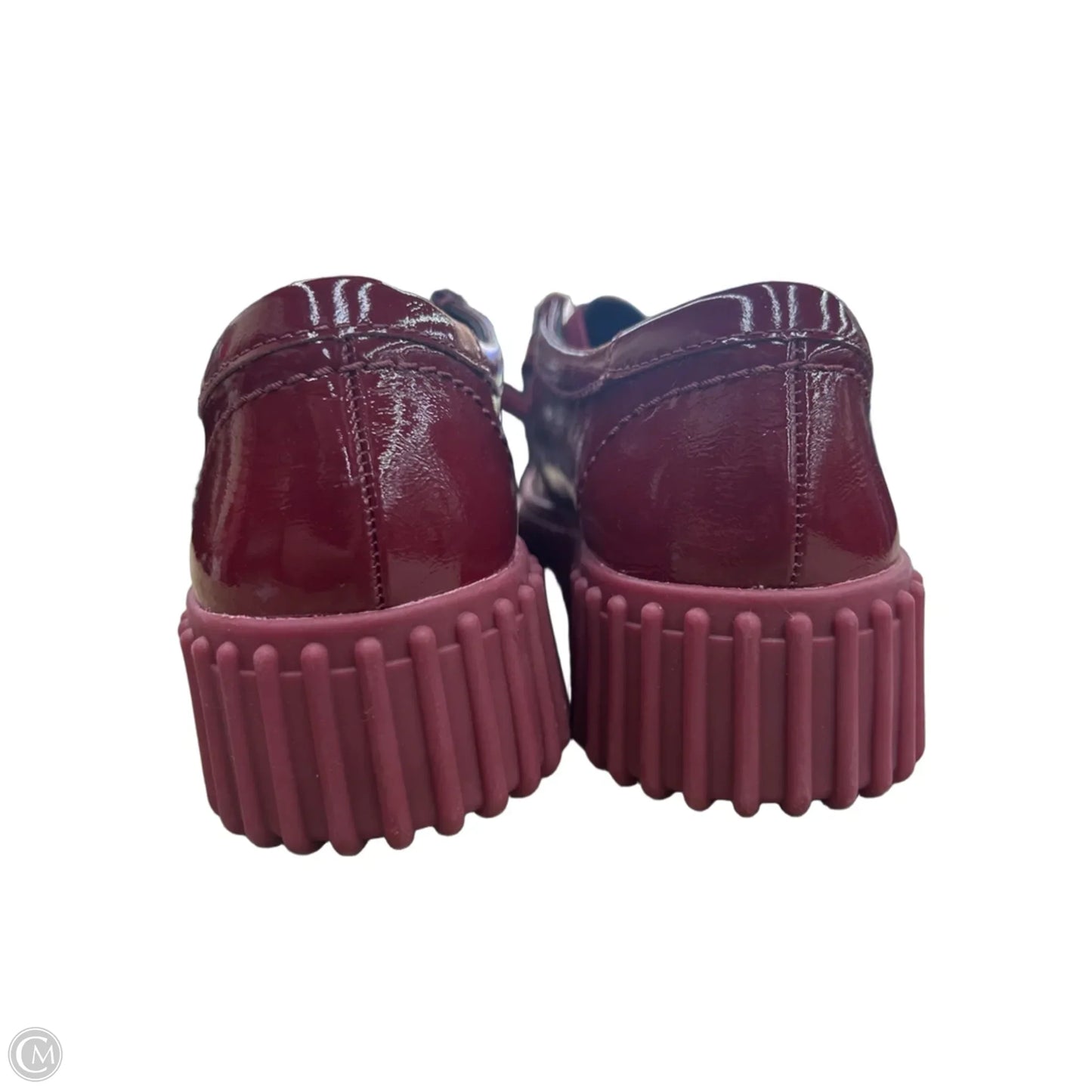 Shoes Heels Platform By Clarks In Maroon, Size: 9