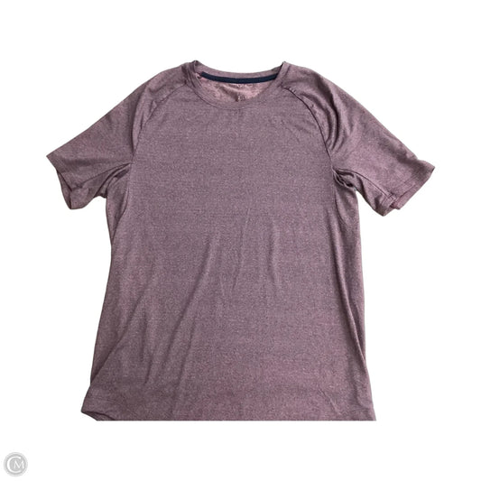 Athletic Top Short Sleeve By Lululemon In Brown, Size: L