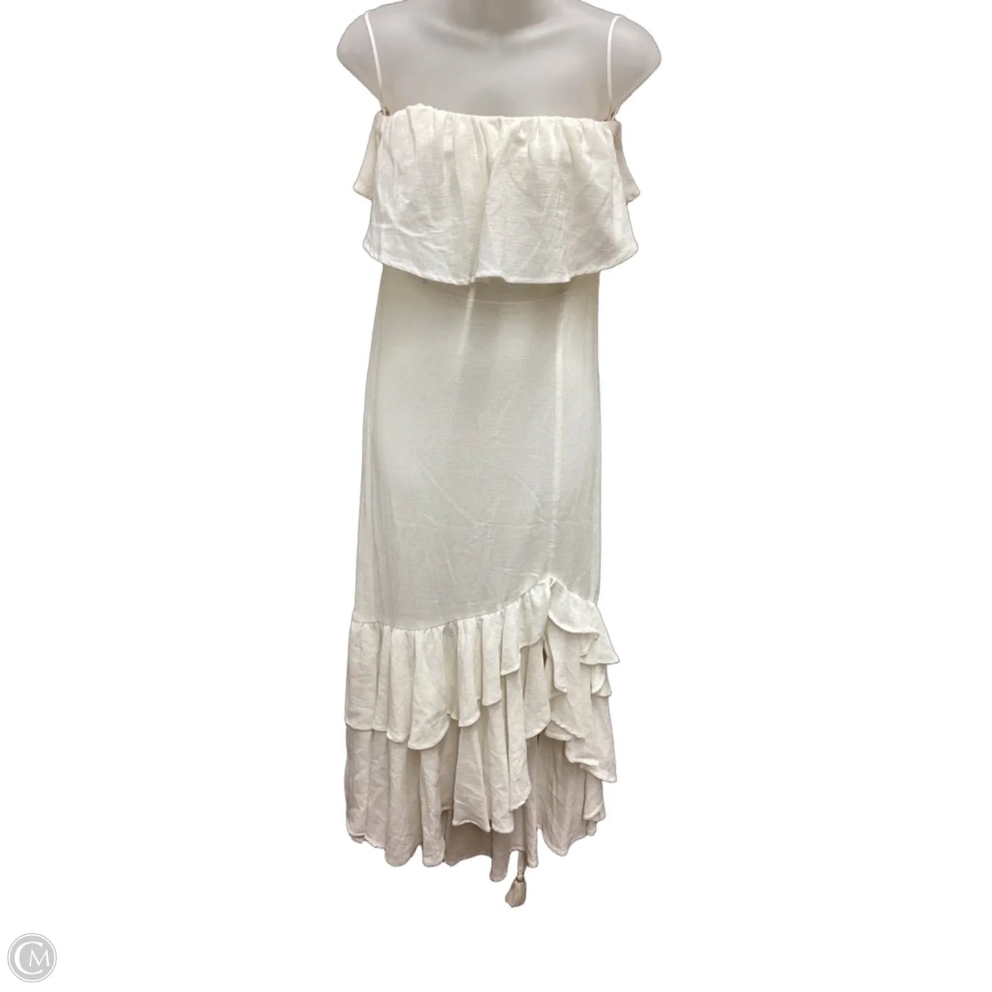 Dress Casual Maxi By Free People In Cream, Size: S