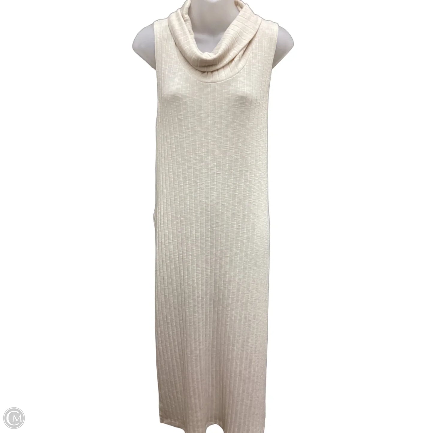 Dress Casual Maxi By Free People In Cream, Size: L
