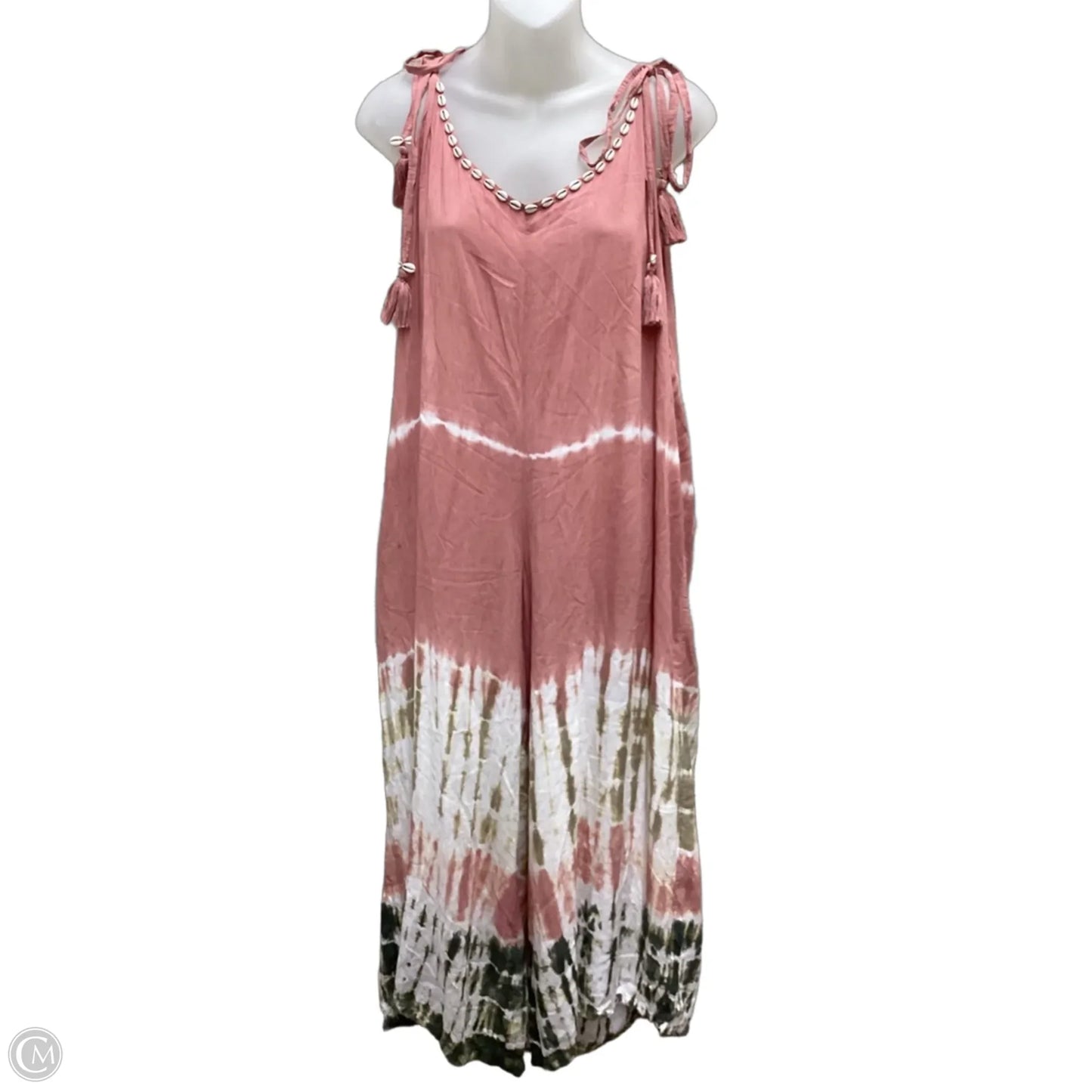 Jumpsuit By Clothes Mentor In Tie Dye Print, Size: M