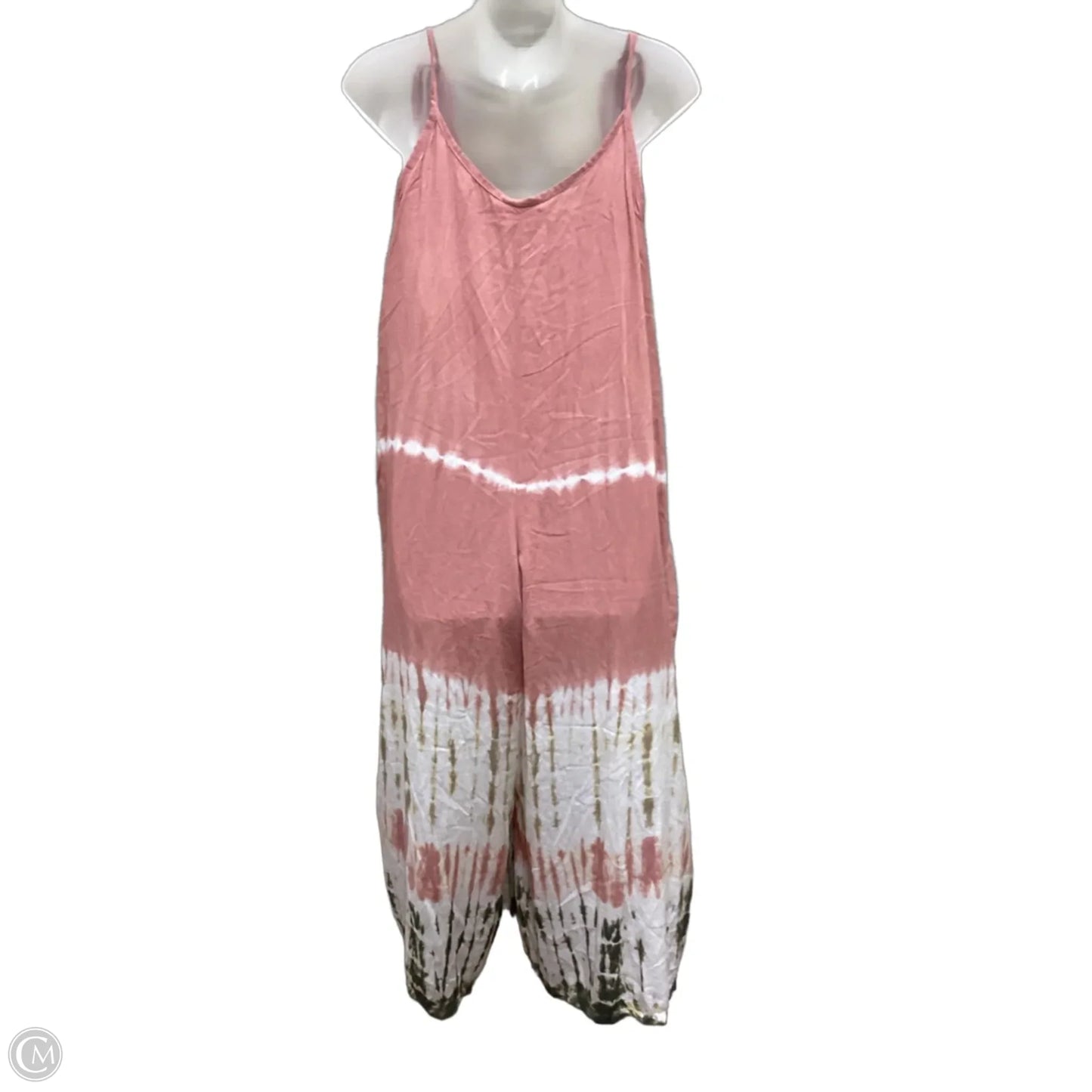 Jumpsuit By Clothes Mentor In Tie Dye Print, Size: M