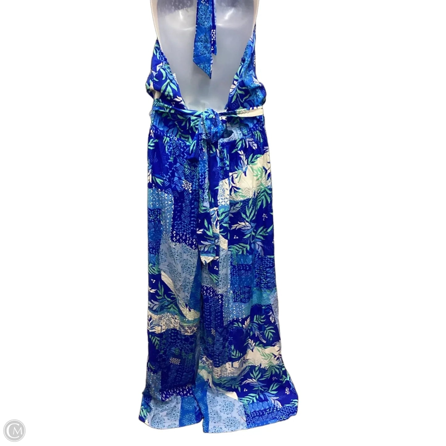 Jumpsuit By Flying Tomato In Blue & Green, Size: 2x