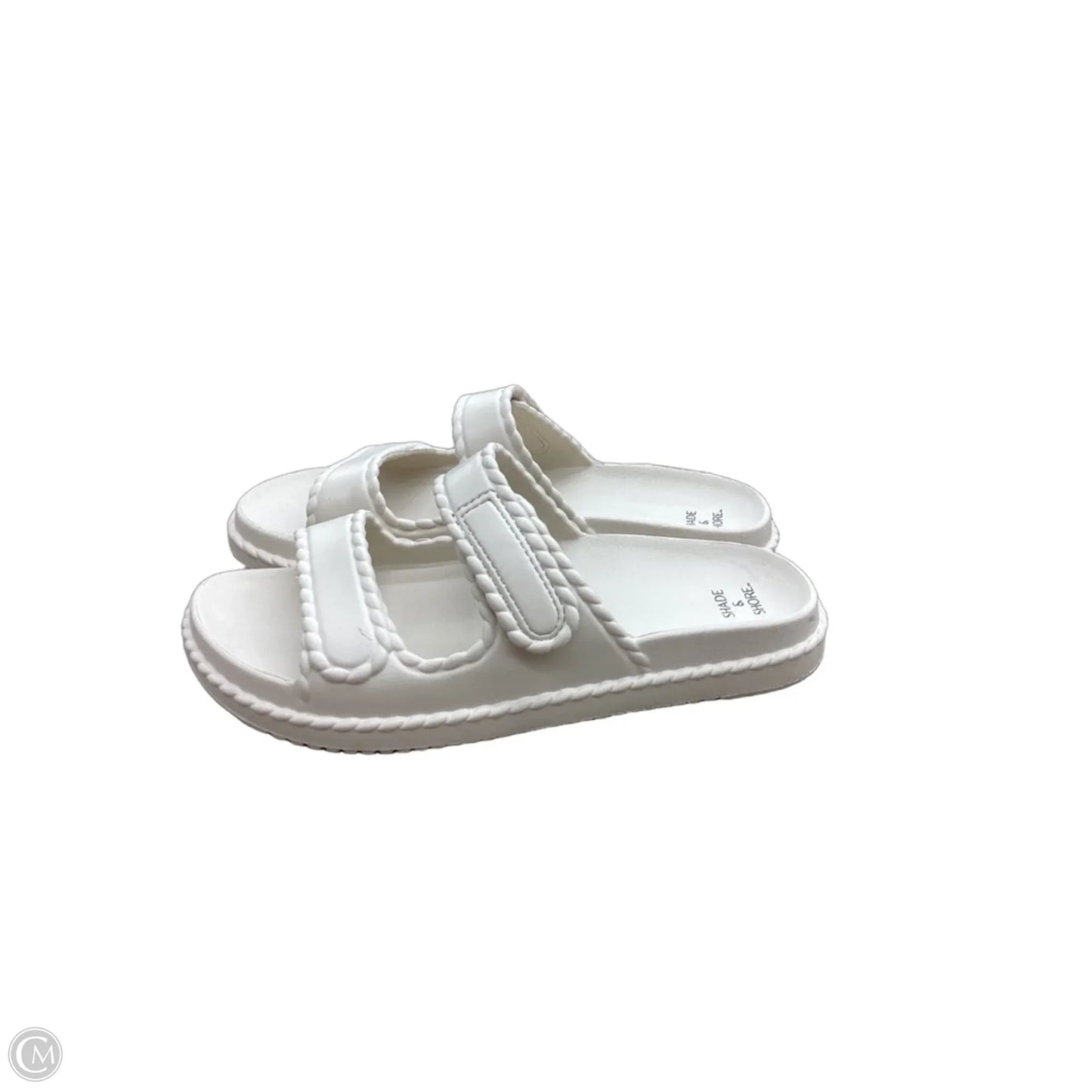 Sandals Flats By Shade & Shore In Beige, Size: 7
