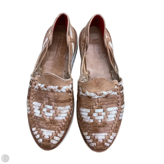 Shoes Heels Platform By Bed Stu In Tan, Size: 10