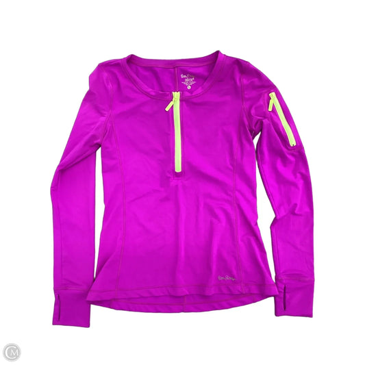 Top Long Sleeve Designer By Lilly Pulitzer In Pink, Size: S