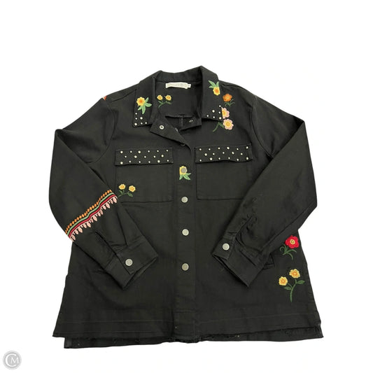Jacket Shirt By Cmc In Black, Size: S