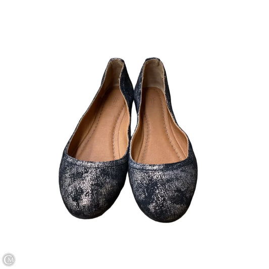 Shoes Designer By Frye In Black & Gold, Size: 7