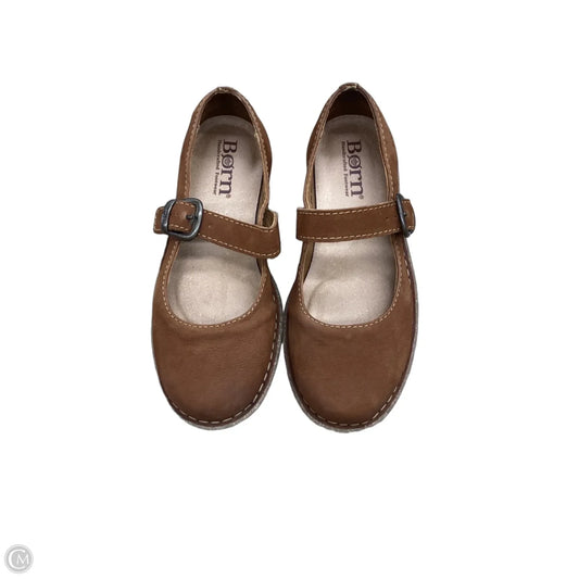 Shoes Flats By Born In Tan, Size: 7.5