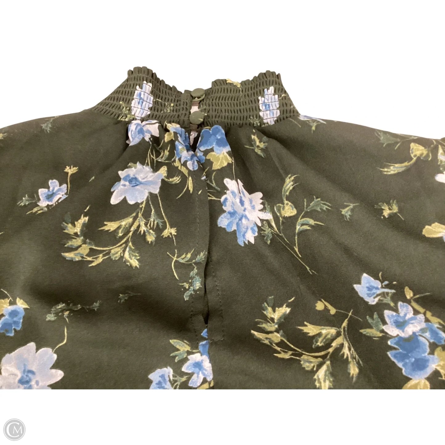 Blouse Long Sleeve By Cece In Green, Size: S
