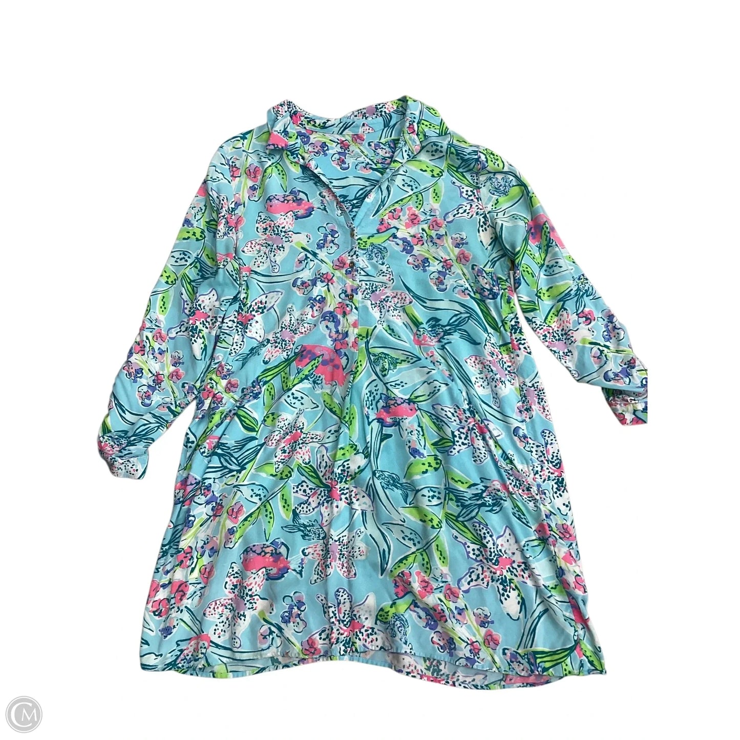 Dress Designer By Lilly Pulitzer In Blue, Size: M