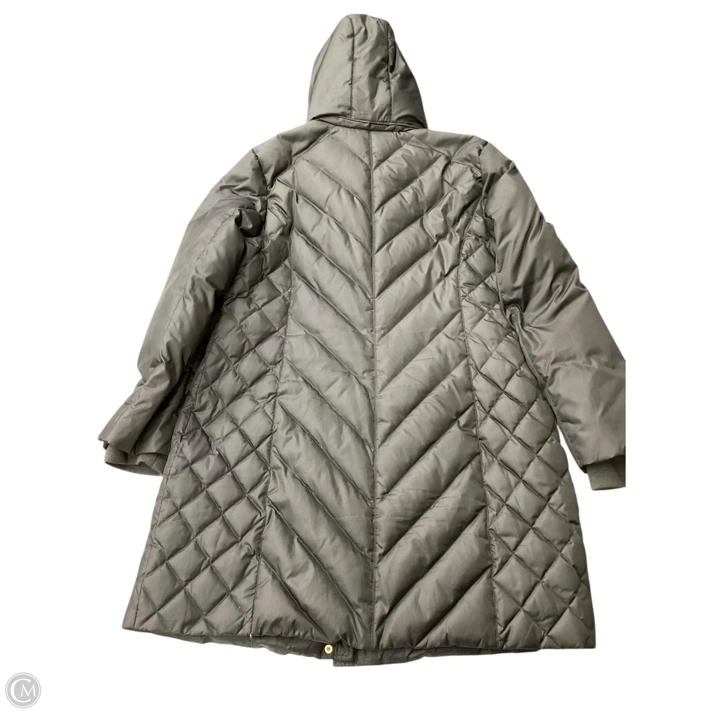 Coat Puffer & Quilted By Michael By Michael Kors In Green, Size: Xl