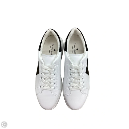 Shoes Designer By Kate Spade In Black & White, Size: 10