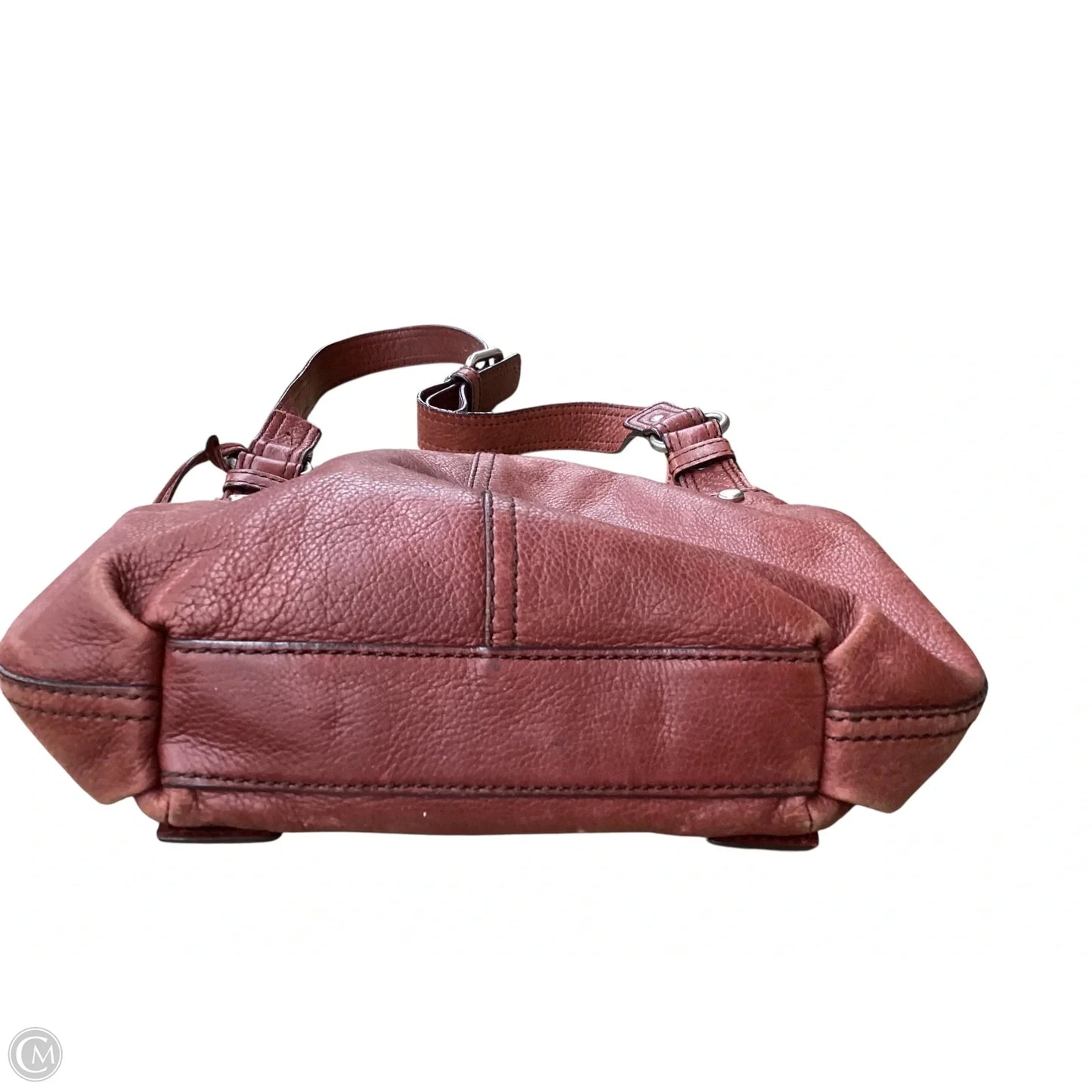 Crossbody Leather By Fossil, Size: Medium