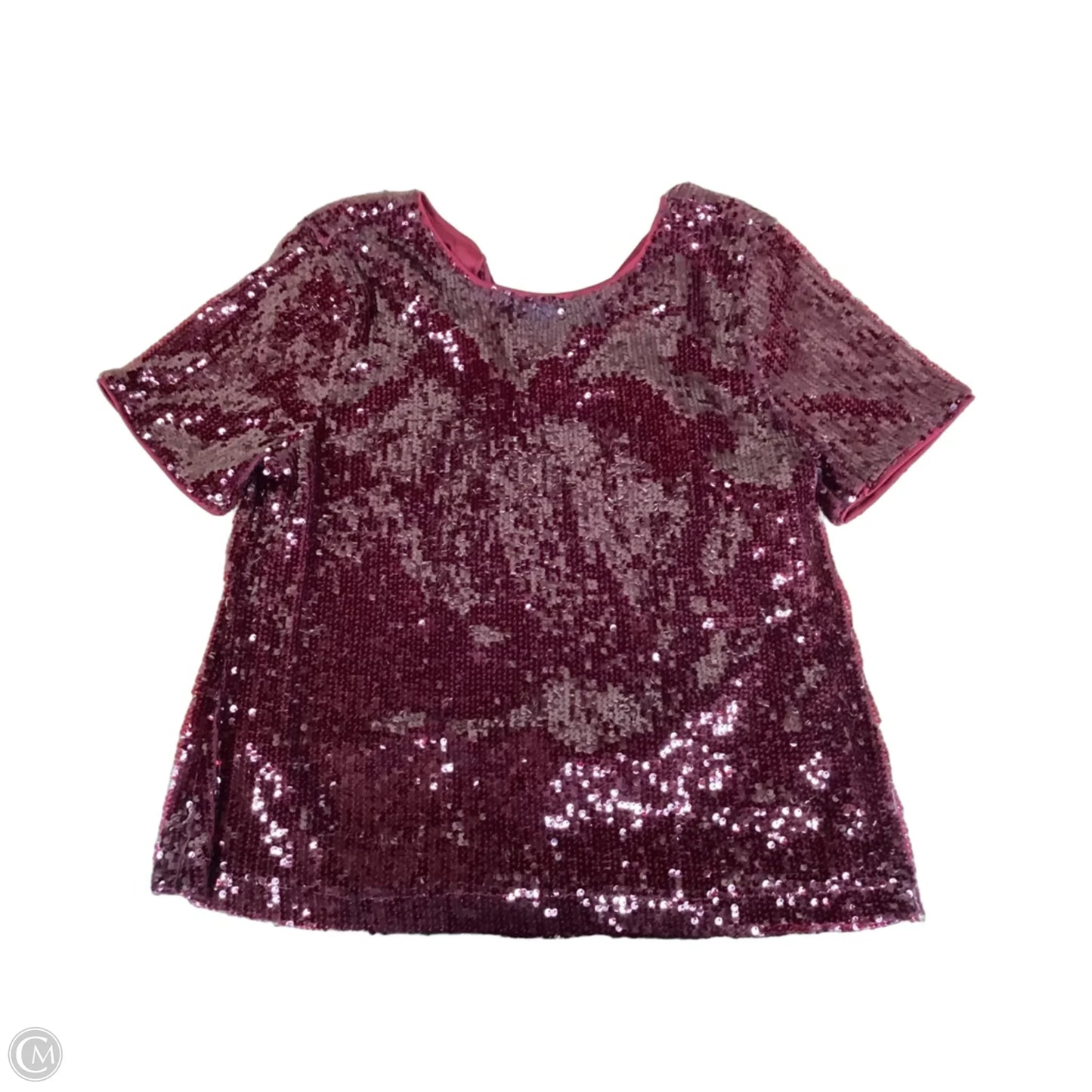 Top Short Sleeve By Nine West In Red, Size: S