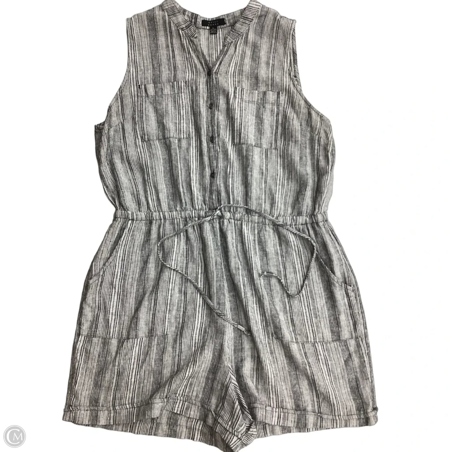 Romper By Clothes Mentor In Grey, Size: Xl