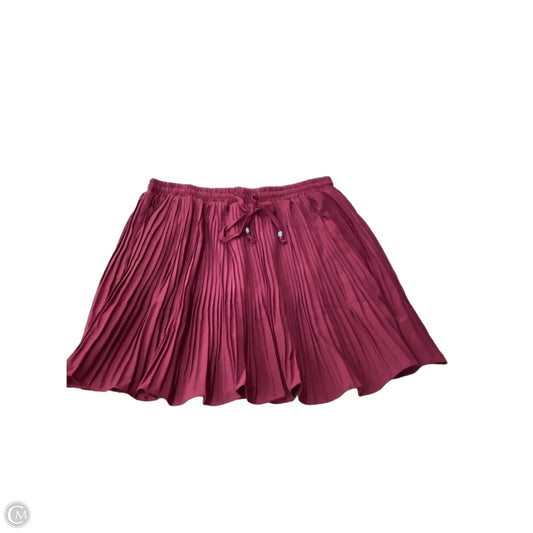 Skort By Jodifl In Maroon, Size: S