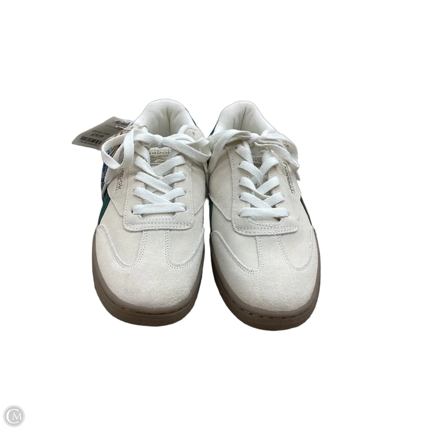 Shoes Sneakers By Reebok In Cream & Green, Size: 8