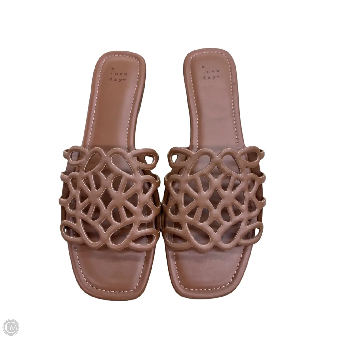 Sandals Flats By A New Day In Brown, Size: 11