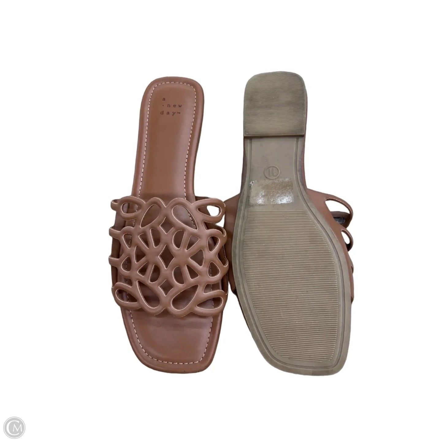 Sandals Flats By A New Day In Brown, Size: 11