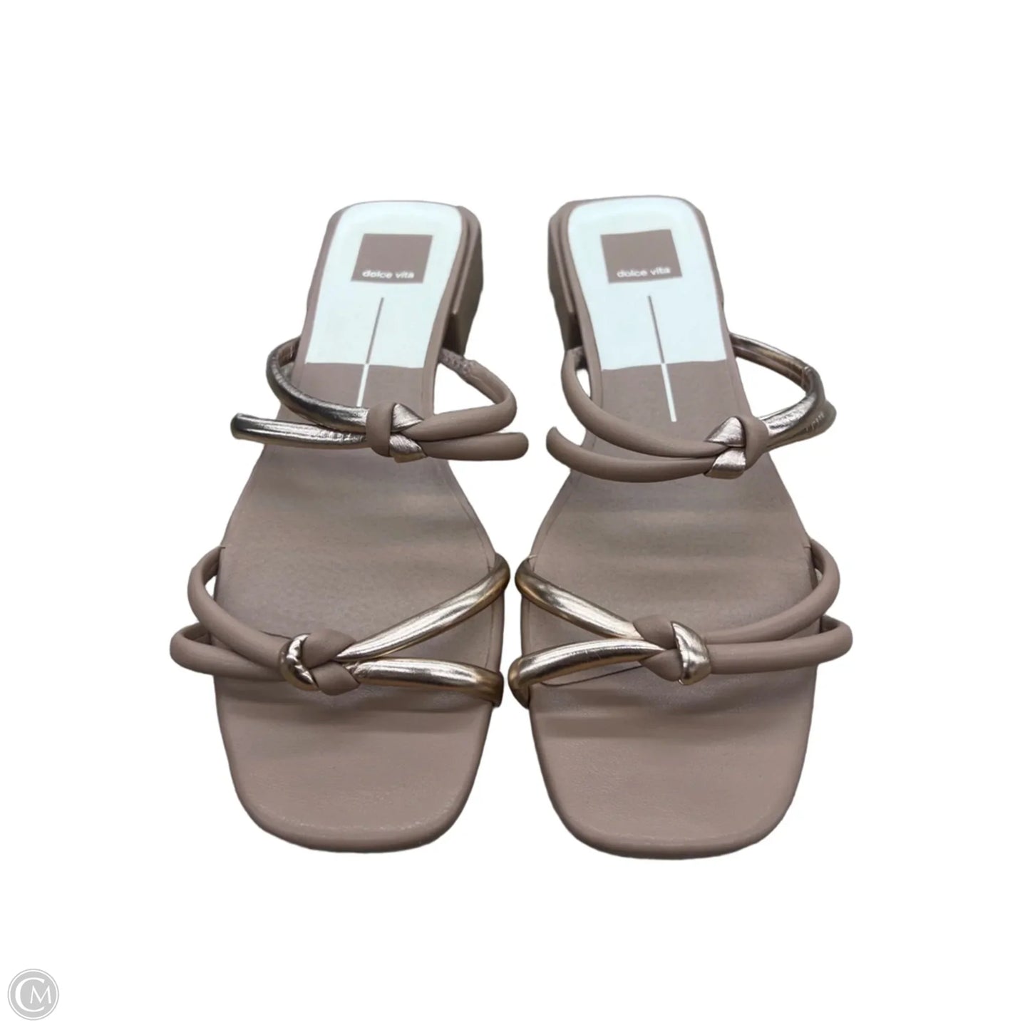 Sandals Flats By Dolce Vita In Brown & Cream, Size: 10
