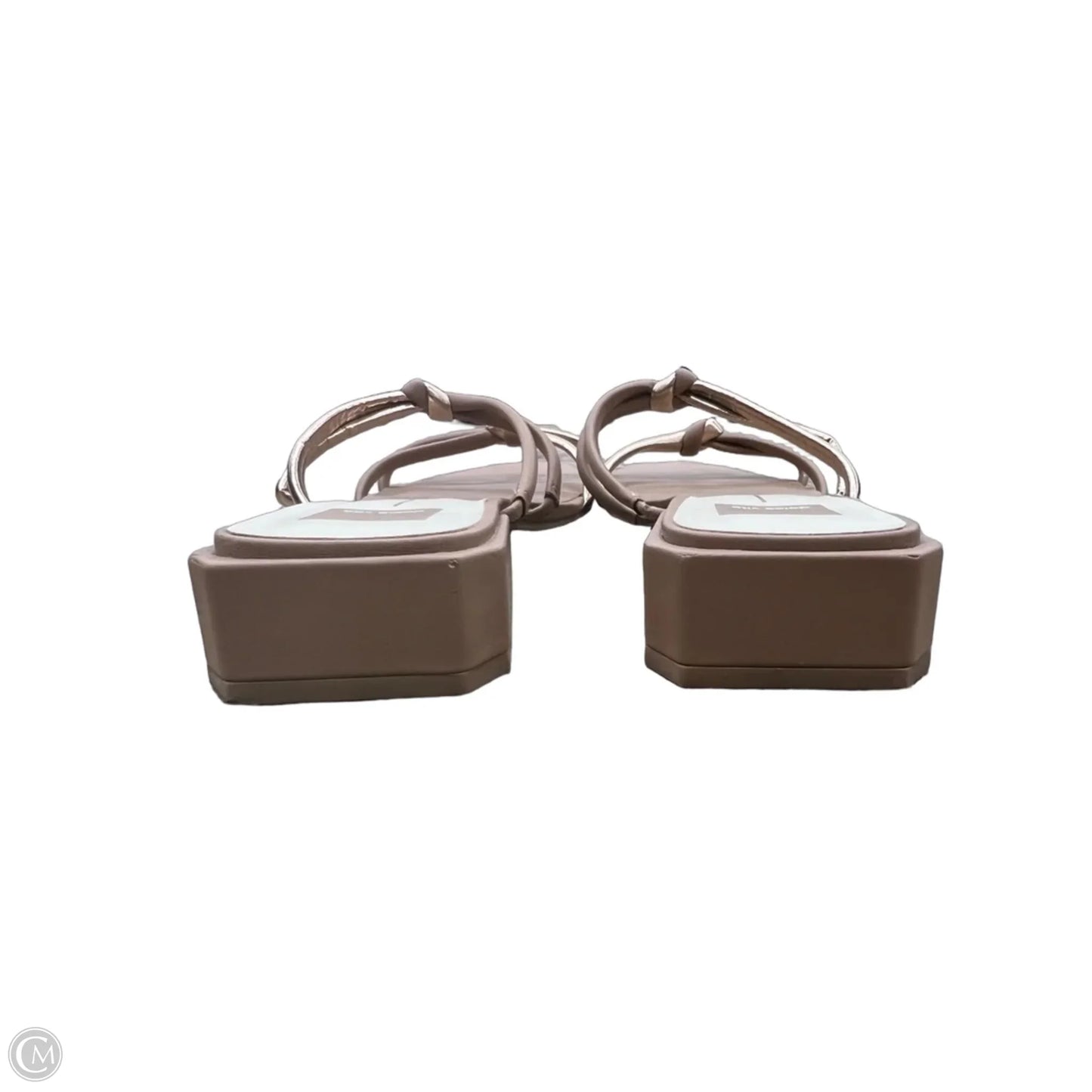 Sandals Flats By Dolce Vita In Brown & Cream, Size: 10